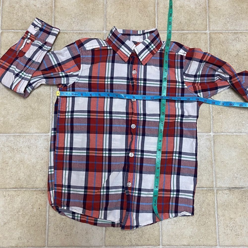 10/$50 Place Est.1989 Kids Vibrant Plaid Button-Down Shirt Size M 7/8 - Picture 2 of 7
